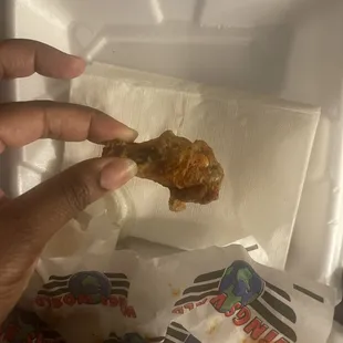 Lemon pepper 10 Wings (Bone-in)