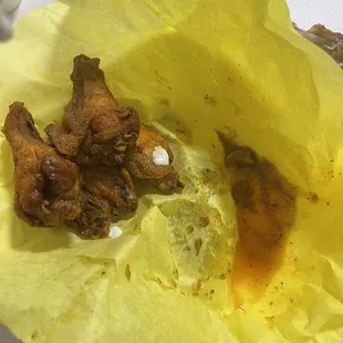 a plate of fried food