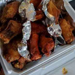 Cajun, Buffalo, lemon pepper