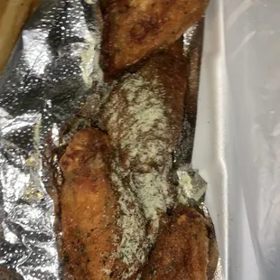 Spicy Cajun ranch wings