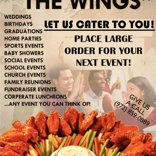 Let us Cater to You!