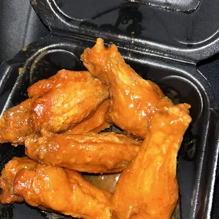 chicken wings in a container