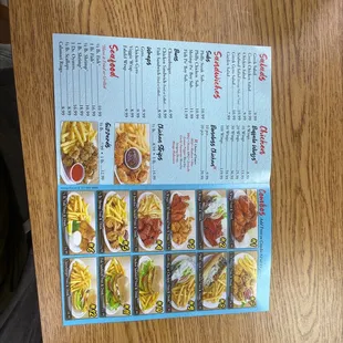 Updated menu