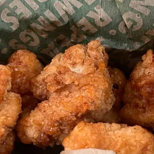 Wings with no sauce