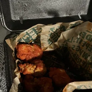 my dry ass wings