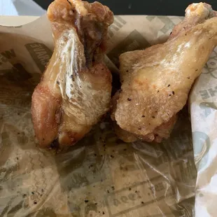 Scaley looking pieces of skin. Not a good look...