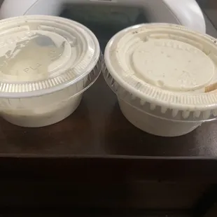 Whoever filled this ranch, ya moms a hoe.