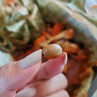 A ROCK was in my boyfriend&apos;s fries. This is UNACCEPTABLE.
