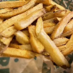 a basket of french fries