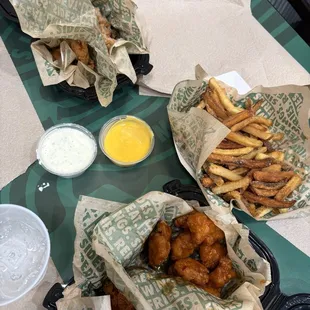 fish and chips, food