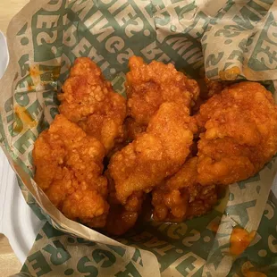 Boneless wings