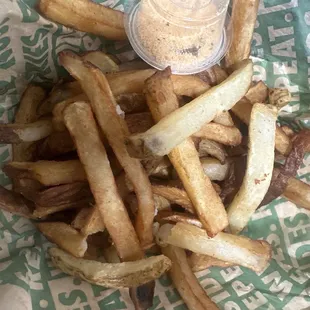 inedible uncooked fries