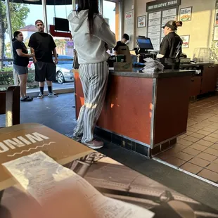 Inside view of restaurant