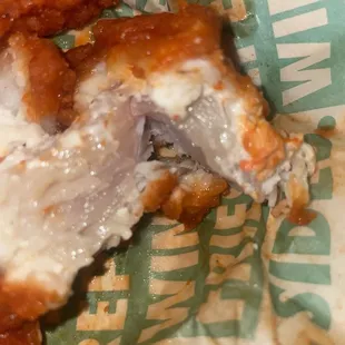 Raw chicken