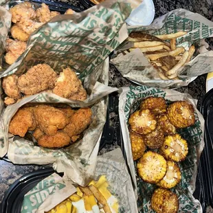 Family orders, we all got  our faves!! Enjoy.