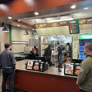 Waiting over the 65 minute wait that they said. This place isn't equipped to handle the volume of orders