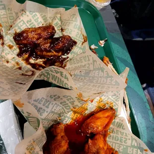 Hawaiian and Korean wings