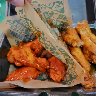 Louisiana and Cajun wings.