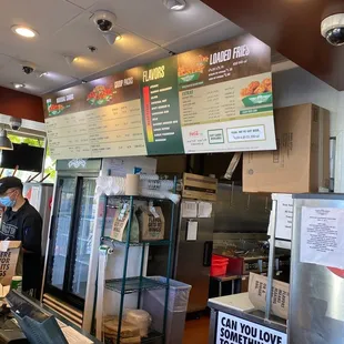 my boy andy and the menu