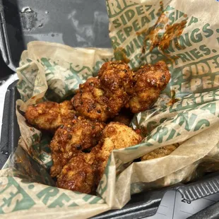 Not enough sauce in the toss.