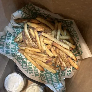 Extra well done fries