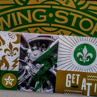 a close up of the wing of a plane