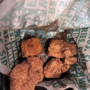 hot honey "boneless wings"