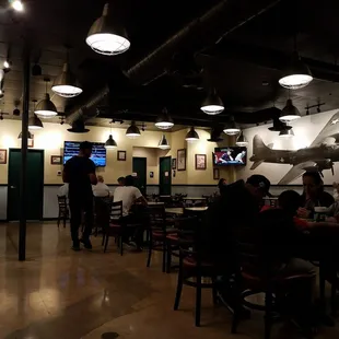 interior, sushi and sashimi