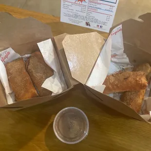 Apple Pie Egg Rolls and Peach Pie Egg Roll