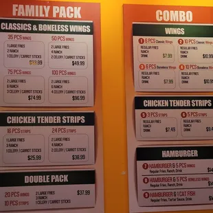 Family packs &amp; combos