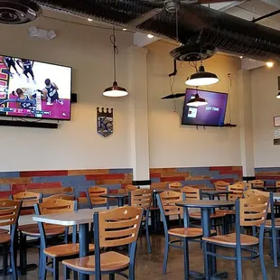 Updated seating area