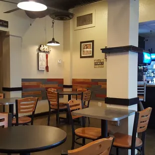 Very clean, nicely decorated inside.
