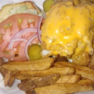 Fish Sandwich with Fries