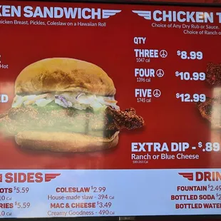 Menu as of 8/22/2024