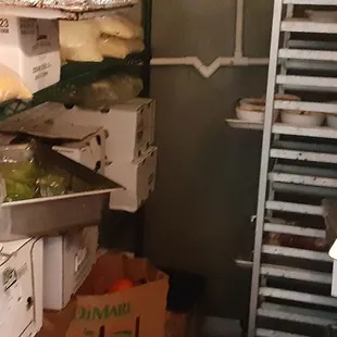 Mold growing/crawling up the side of Apple crisp cart