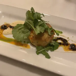 a plate of food on a table