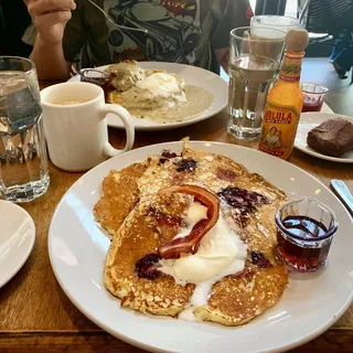 Bacon & Blackberry Pancakes