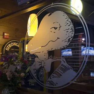 a sign for a restaurant