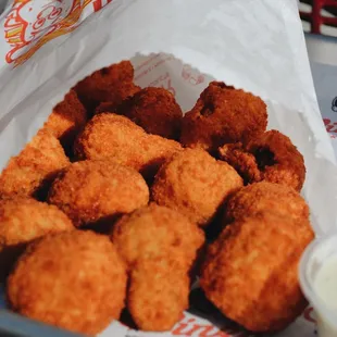 Fried mushrooms