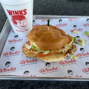 Grilled chicken sandwich