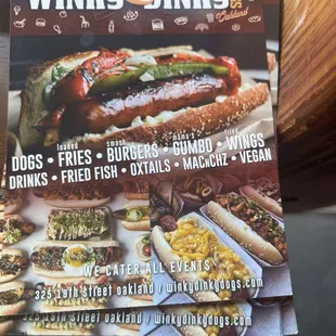 What Winky Dinky Dog generally offers.