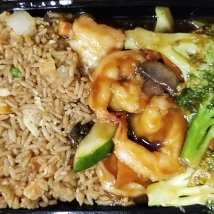 Shrimp with mixed vegetables special C13