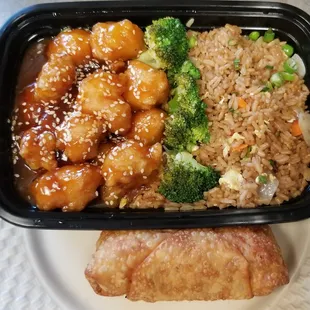 Sesame Chicken Combo
