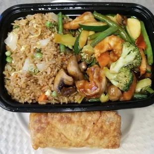 Shrimp and Mixed Vegetable Combo
