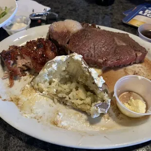 Thursday prime rib dinner