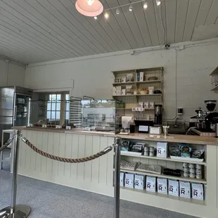 Inside the bakery/shop.