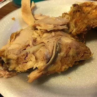 Undercooked, underwhelming chicken I spoke of earlier.