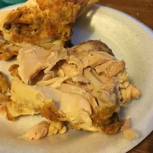 Second image of unimpressive fried chicken, that I suspect was boiled in grease.