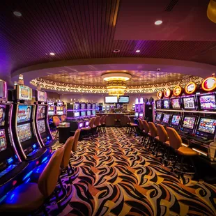 Newly renovated casino floor.