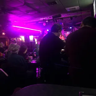 people sitting at tables